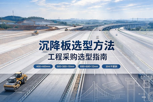 芦淞沉降板选择方法
