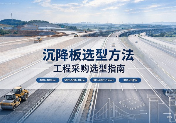 芦淞沉降板选择方法